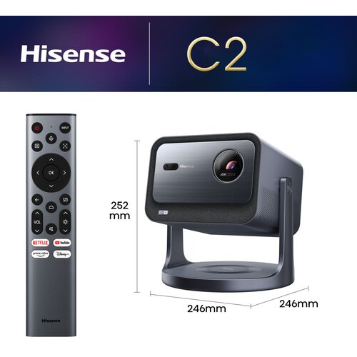 Hisense Projektor C2 Mini laser Slike