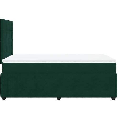 Box spring krevet s madracem tamnozeleni 120x200 cm bar&amp;scaron;unasti Slike