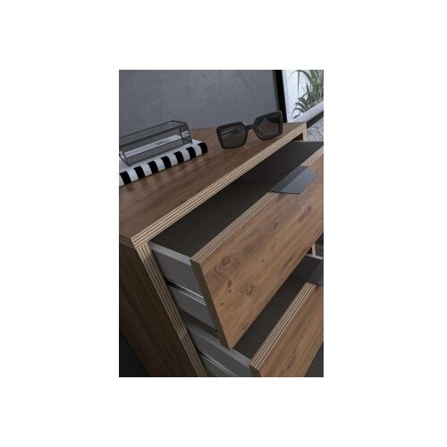 Hanah home Komoda s ladicama Arden, 50 x 105 x 40 cm, Bor Slike