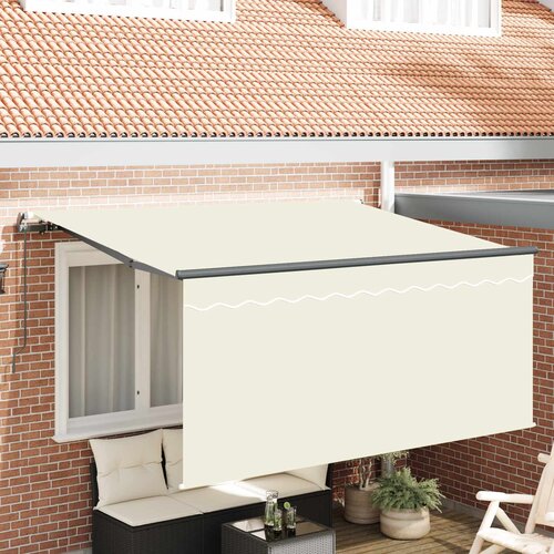  Skrovita tenda Krema 300 x 200 cm Poliester i aluminij Cijene