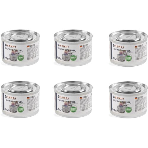 Hendi BIO etanolna pasta za grelnike v pločevinki set 6x200g - 194357, (21385489) Cene