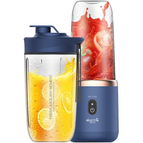 Deerma Prijenosni snažni blender Juice NU06 plavi Slike