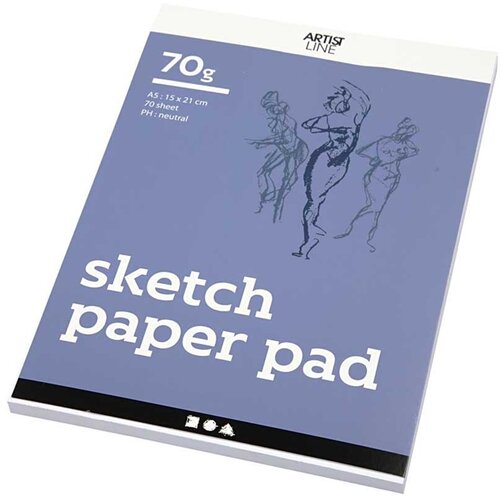 Blok papira za skiciranje A5 - 70 listova (Papir za crtanje) Cene