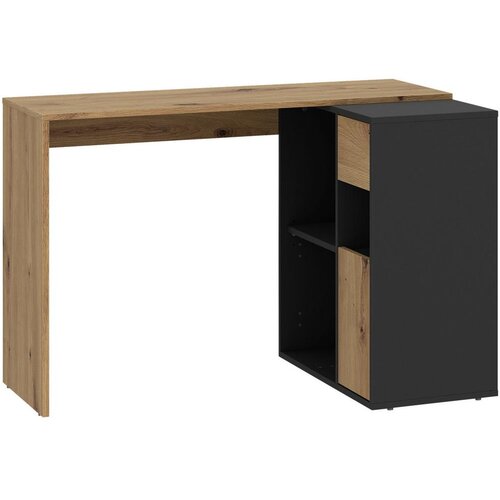Modern Living Pisalna Miza Corner 2, Barva Hrasta, Antracit Cene