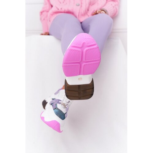 Kesi Sport Shoes On A Chunky Sole GOE HH2N4038 White-Violet Slike