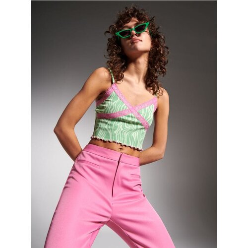 Sinsay - Crop top u stilu negližea Cijene