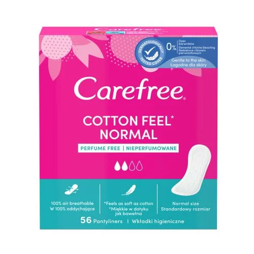 Carefree Cotton Feel Normal dnevni uložak 56 kom za ženske