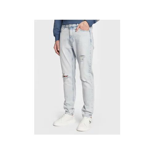 Calvin Klein Jeans Jeans hlače J30J322426 Modra Loose Fit