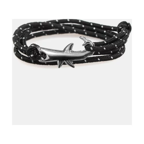  Moška zapestnica Shark Črna