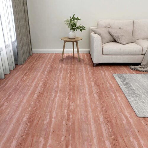  Samoljepljive podne obloge 55 kom PVC 5,11 m&amp;sup2; crvene Slike
