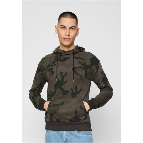 Urban Classics Camo High Neck Hoody Dark Camouflage Slike