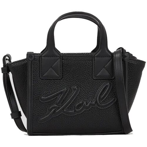 Karl Lagerfeld Torbe K SKUARE SM TOTE GRAINY Črna Slike