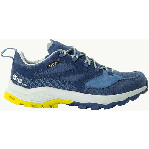 Jack Wolfskin muške patike cyrox texapore low m, plava Slike