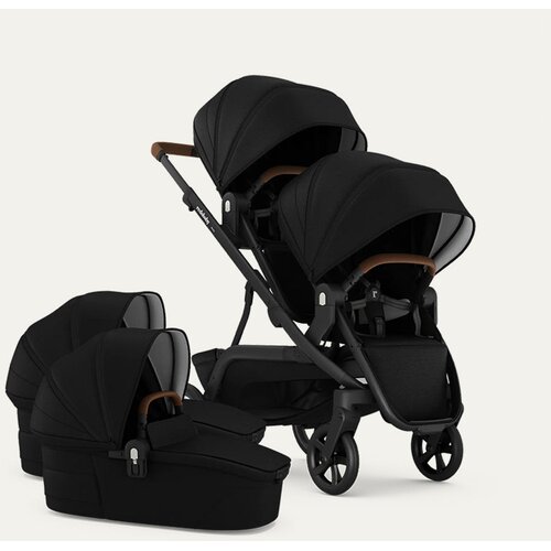 Redsbaby NUVO Twin dječja kolica 2u1 Black, Black B Slike