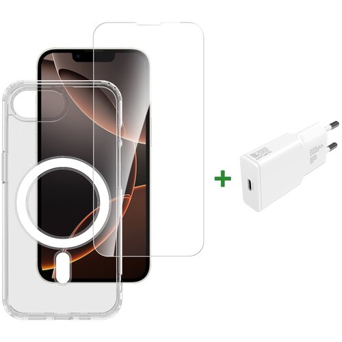4SMARTS Za&amp;scaron;čitni komplet 3in1 Premium za iPhone 16e, (5000540554) Slike