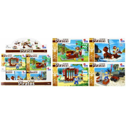  KOCKE CONSTRUCTION BLOCKS PIRATES 55-66PCS 525168 Cene