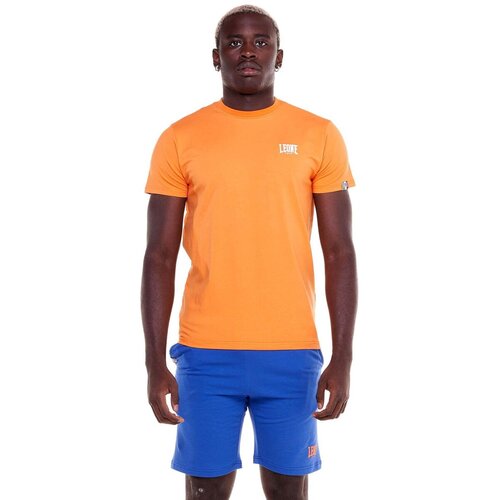 Leone 1947 Majice s kratkimi rokavi Man T-Shirt Short Sleeves Small Logo Oranžna Cene