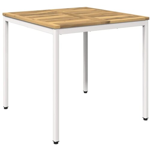  Stol za večeru u vrtu Bijela 80 x 80 5 x 75 cm - Bijela 80 x 80 5 x 75 cm Cijene