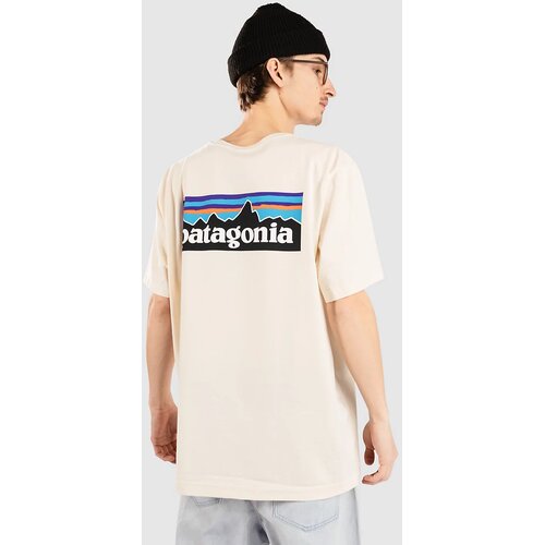 Patagonia P-6 Logo T-shirt undyed natural Slike