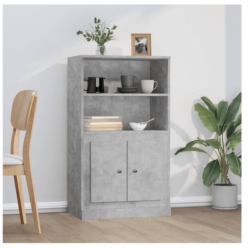  Visoka komoda siva betona 60x35 5x103 5 cm konstruiranog drva Cene
