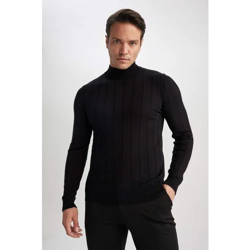 Defacto Slim Fit Half Turtleneck Ribana Pullover