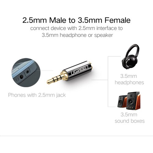 Ugreen adapter 3.5mm M na 2.5mm F ( 20502 ) Slike