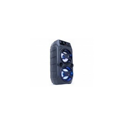 Gembird bluetooth karaoke zvučnik 2x5W, fm, USB,3,5mm, mic 6,35mm, led, crni Slike
