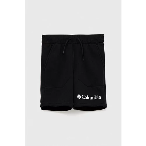 Columbia Otroške kratke hlače Trek Short črna barva
