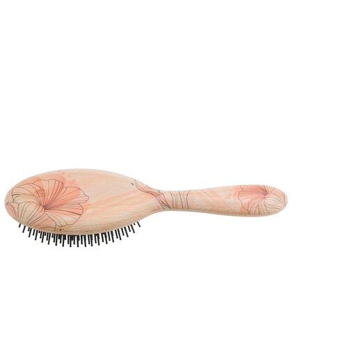 Lombard Cutlery mala ovalna drvena četka, floris Slike