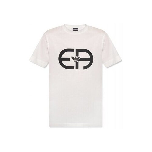 Emporio Armani Majice s kratkimi rokavi 3L1TFB1JUVZ Bela Cene