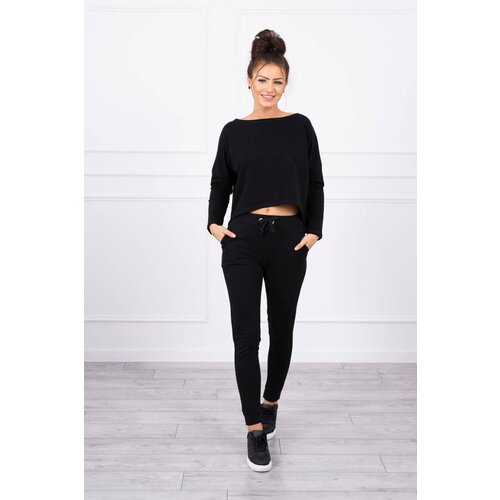 Kesi Set with an oversized blouse in black Cene