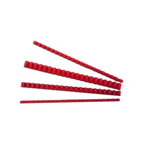 Klipko spirale pvc 8 mm, rdeče, 100 kos Slike