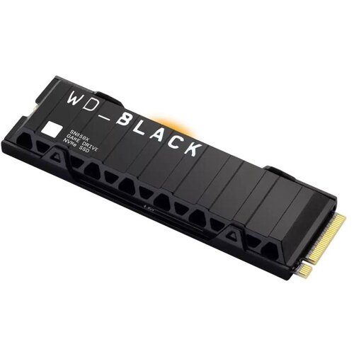 Western Digital 2TB M.2 nvme ssd Gen4 WDS200T2XHE black SN850X + heatsink Slike