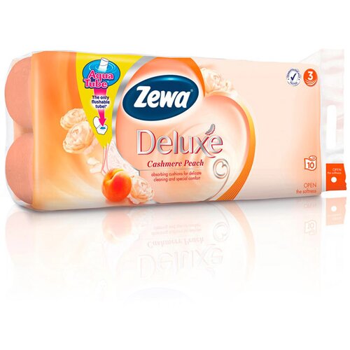Zewa deluxe peach breskva toalet papir 10 komada Slike