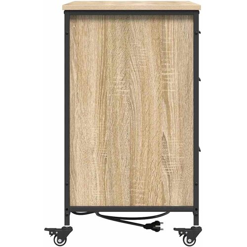  s postajom za punjenje Sonoma hrast 76 x 41 x 72 cm Slike