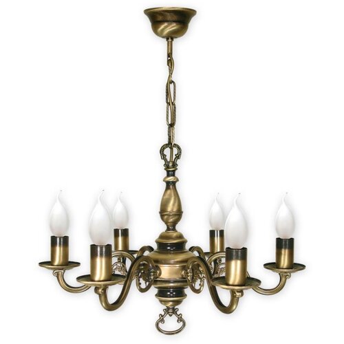 Brilagi Luster na lancu IMPERO 6xE14/60W/230V mesing Slike