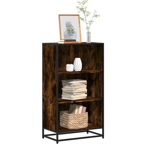 VidaXL Ormar za knjige dimljeni hrast 60x35x107,5 cm konstruirano drvo Slike