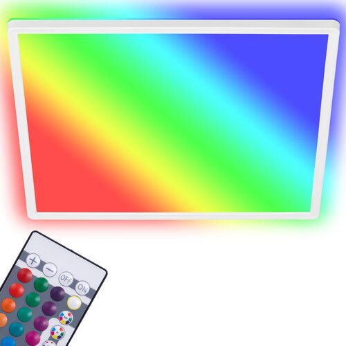 BRILO plafonjera led 15 w 1850 lm 4000 k + rgb-led 29,3x29,3x2,8 cm bcl bijela Cijene
