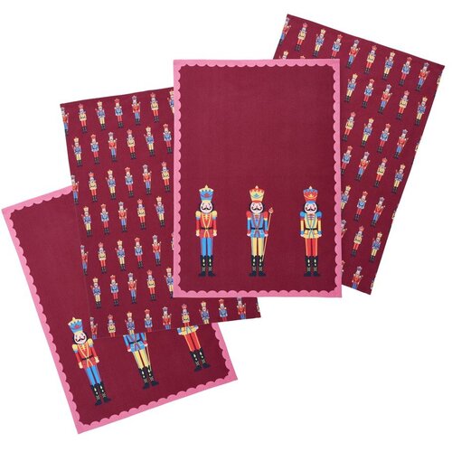 Catherine Lansfield Pamučna kuhinjska krpa 4 kom s božićnim motivom 70x50 cm Christmas Nutcracker &amp;ndash; Slike