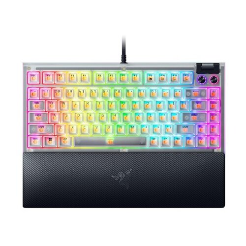 Razer Tipkovnica BlackWidow V4 75%, Phantom White, US Cene