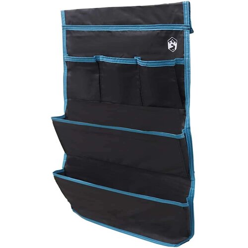 VidaXL Shranjevalna torba s shranjevanjem Siva 66 x 40 cm oxford Slike