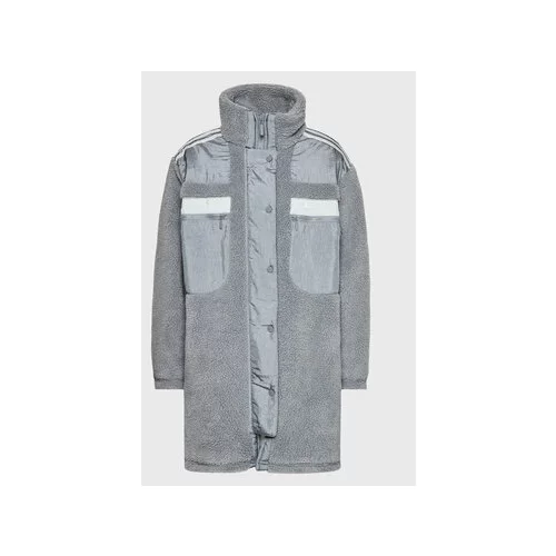 Adidas Prehodna jakna Sherpa HK5256 Siva Regular Fit