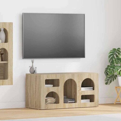 TV ormar Sonoma hrast 80 x 35 x 40 cm Konstruirano drvo Cene