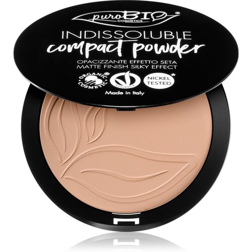 PuroBIO cosmetics Indissouble kompaktni puder z mat učinkom odtenek 04 9 g Slike