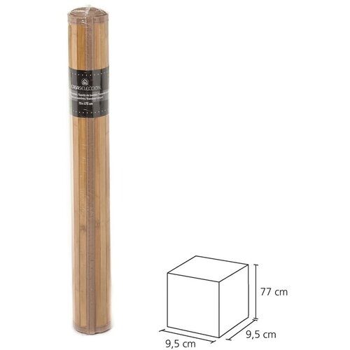 Casa Selecci&amp;oacute;n Gorčično rumen/rjav bambusov tekač 75x175 cm &amp;ndash; Slike
