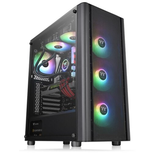 Thermaltake V250 tg argb air mid tower, tempered glass, 3x 120mm argb fans, 1x 120mm standard Cijene