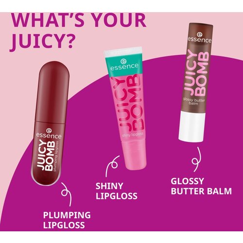 Essence Juicy Bomb sijaj za ustnice z učinkom povečanja odtenek 04 Blossom Peach 2.6 ml Slike