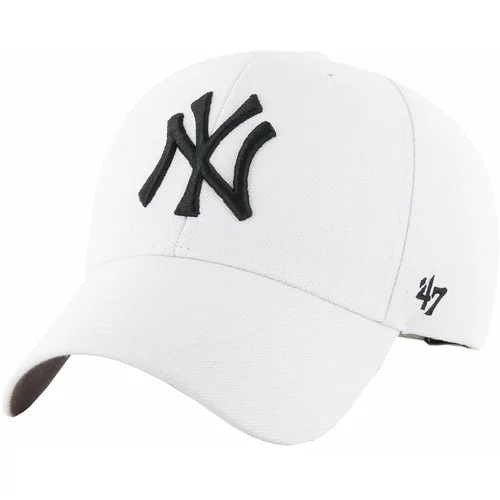 47 Brand Kapa s šiltom New York Yankees B-MVP17WBV-WHF White