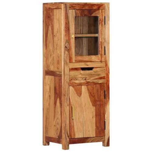 vidaXL Visoka komoda 40 x 34 x 110 cm od masivnog drva &scaron;i&scaron;ama Cijene