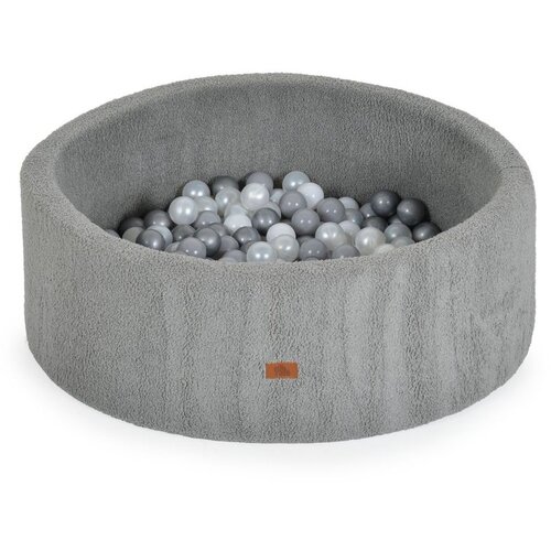 Moni_Toys bazen s lopticama Bouclé 200 kom Grey Cene